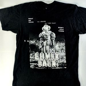 It Chapter Two It Comes Back Poster T-Shirt Black